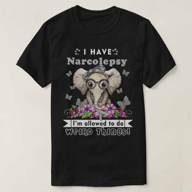 Camiseta Tengo la conciencia de la Narcolepsia (Diseño del anverso)