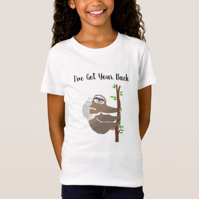 Camiseta "Tengo la espalda" de Bunny on Sloth's Ba (Anverso)
