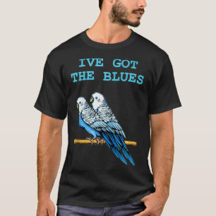 Camiseta Tengo la imagen de Blue Parakeet Budgie de azul