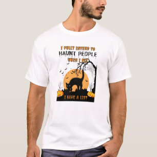 Camiseta Tengo La Intención De Acosar A La Gente - Hallowee