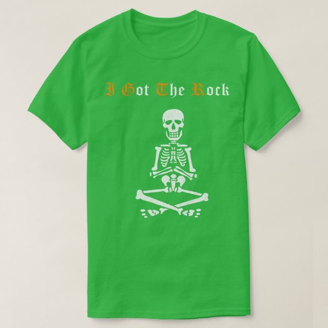 Camiseta Tengo la roca Fiesta divertida de Halloween Tee Sc (Diseño del anverso)