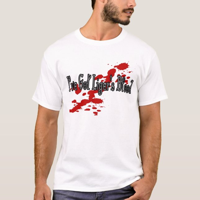 Camiseta Tengo la sangre de Liger (Anverso)