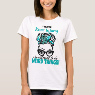 Camiseta Tengo Lesión De Rodilla Estoy Permitido Hacer Cosa