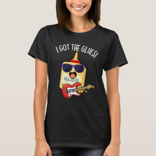 Camiseta Tengo Los Pegamentos Blues Divertido Juego de Pala