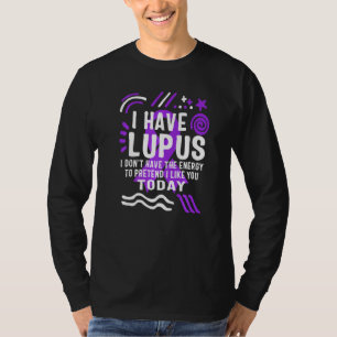 Camiseta Tengo Lupus Awareness Mes Fuerte Guerrero Púrpura