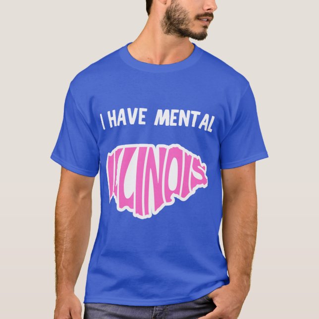 Camiseta Tengo mental Illinois 15 (Anverso)