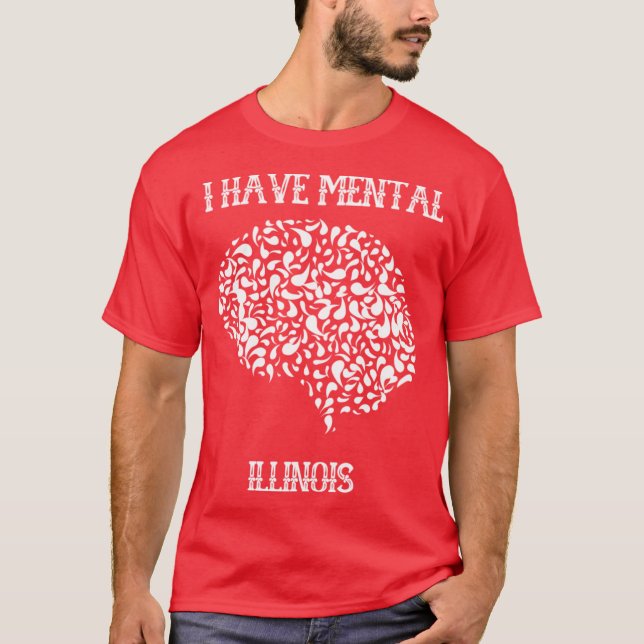 Camiseta Tengo Mental Illinois 28 (Anverso)