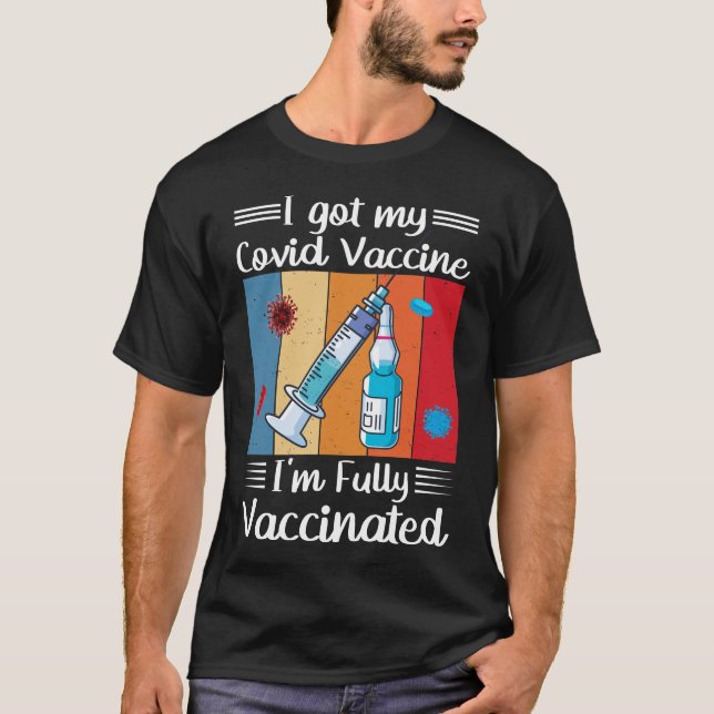 Camiseta Tengo Mi Cita Vacunada Para Vacunas De Covid (Anverso)