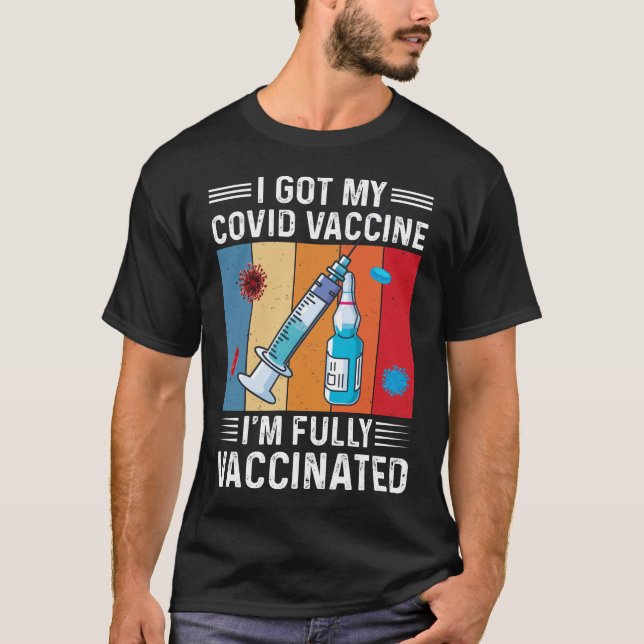 Camiseta Tengo Mi Cita Vacunada Para Vacunas De Covid (Anverso)