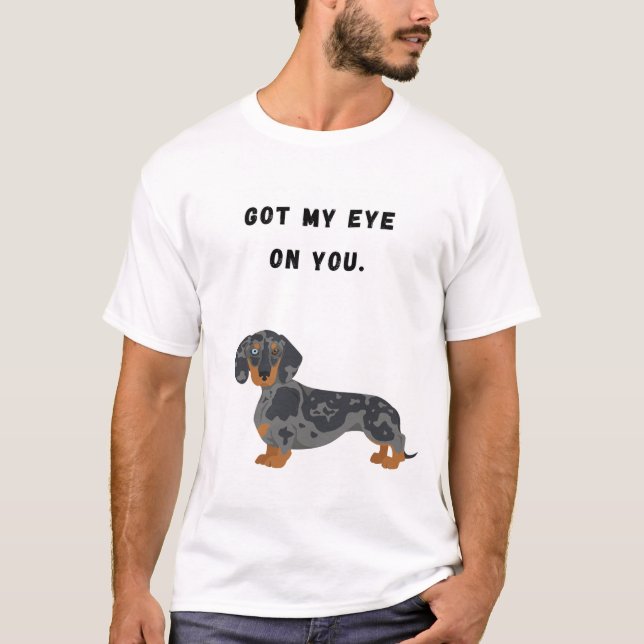 Camiseta Tengo mi ojo en ti. (Anverso)