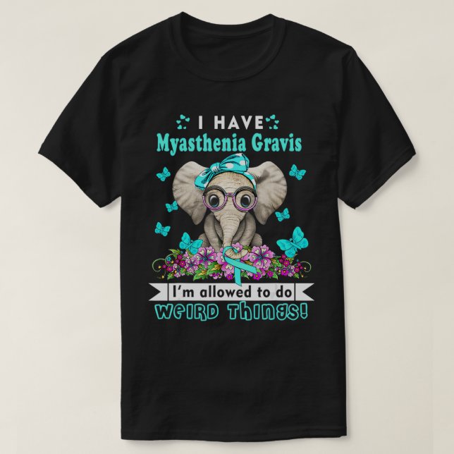 Camiseta Tengo Miastenia Gravis Awareness (Diseño del anverso)