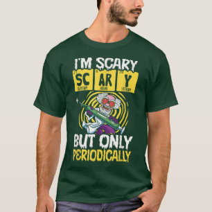 Camiseta Tengo miedo pero sólo la ciencia de la biología pe