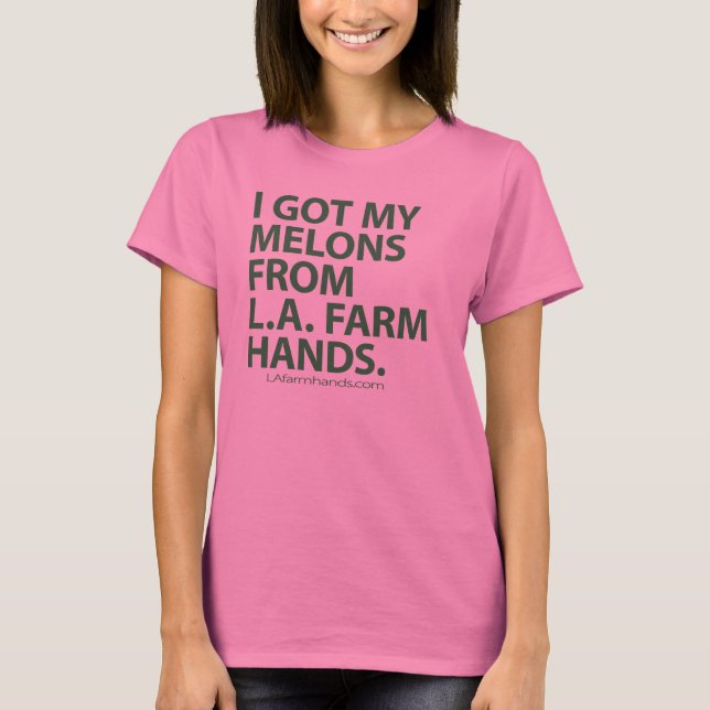Camiseta tengo mis melones (Anverso)