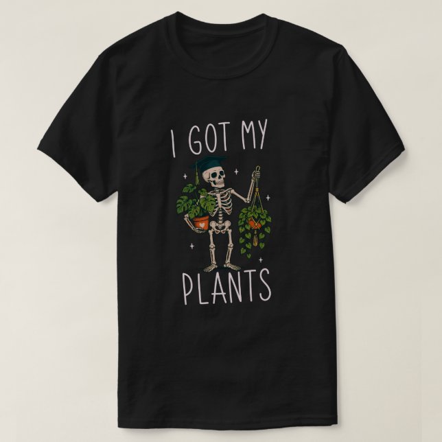 Camiseta Tengo mis plantas (Diseño del anverso)
