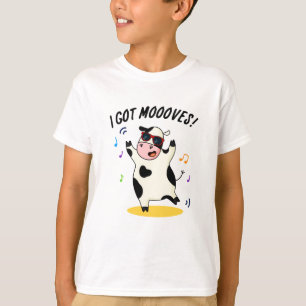Camiseta Tengo Moooooves Divertido Bailando Cow Pun