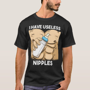 Camiseta Tengo Nipas inútiles amamantando a papá