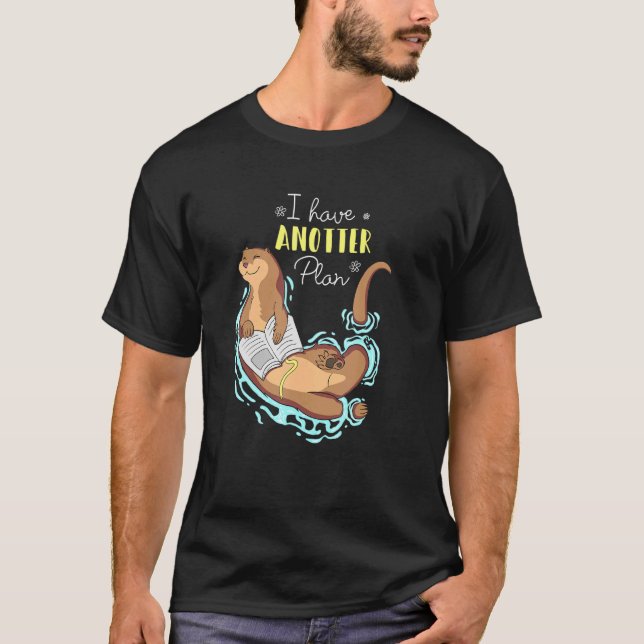 Camiseta Tengo Otro Plan Otter Puns (Anverso)