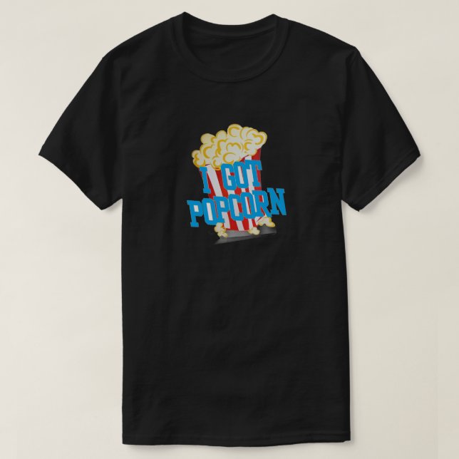 Camiseta "Tengo palomitas" (Diseño del anverso)