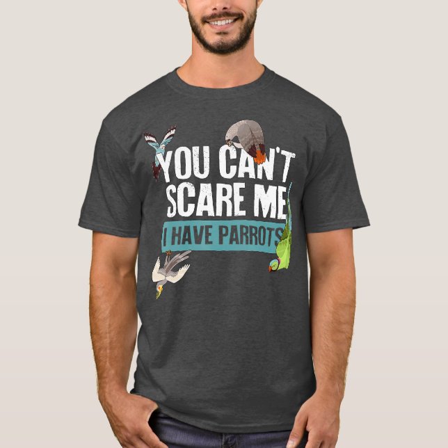 Camiseta Tengo Parroquias de Cockatiel Gris Africano (Anverso)