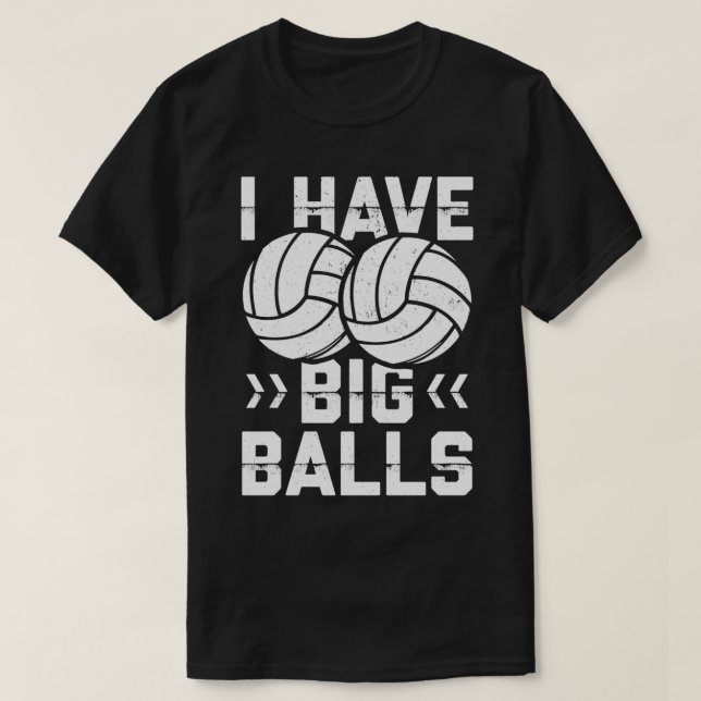 Camiseta Tengo pelotas grandes (Diseño del anverso)