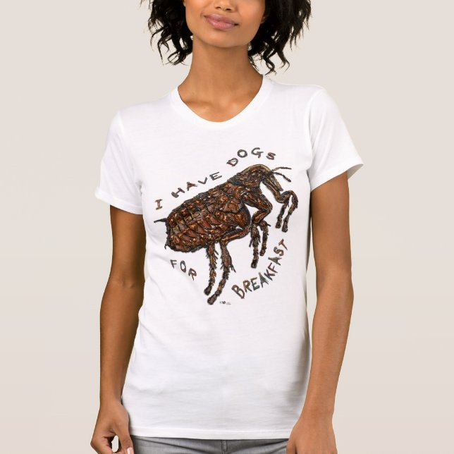 Camiseta Tengo perros para desayunar (Anverso)