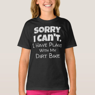 Camiseta Tengo Planes Con Mi Regalo De Bicicleta Sucia