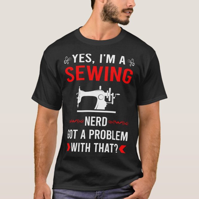 Camiseta Tengo problema cosiendo (Anverso)