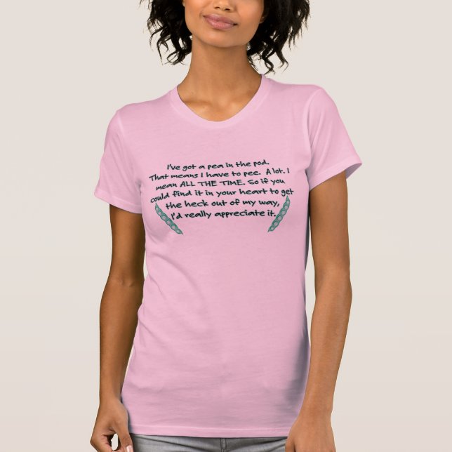 Camiseta ¡Tengo que hacer pis! (Anverso)