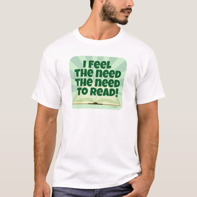 Camiseta Tengo que leer (Anverso)