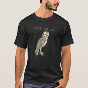 Camiseta Tengo ratones Lechuza De Barn Oriental Buscando Ce