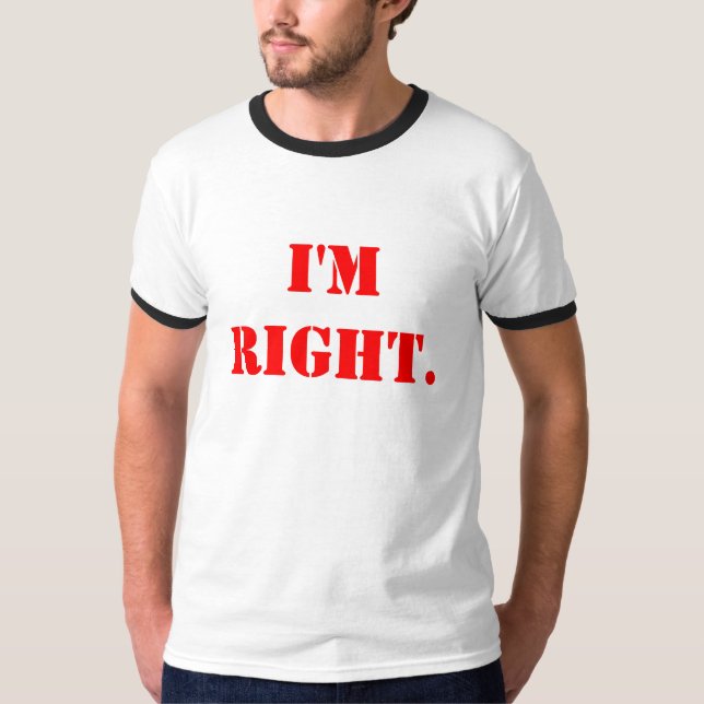 Camiseta Tengo RAZÓN (Anverso)
