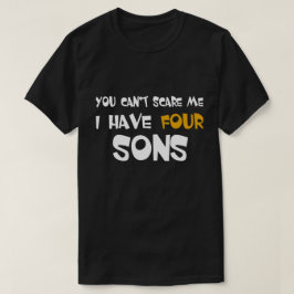 Camiseta Tengo regalo del día de cuatro padres de los hijos