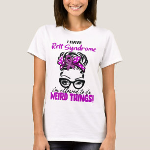 Camiseta Tengo síndrome de Rett Me está permitido hacer cos