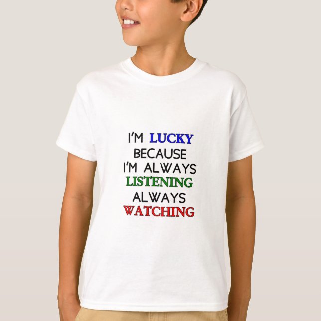 Camiseta Tengo suerte (Anverso)