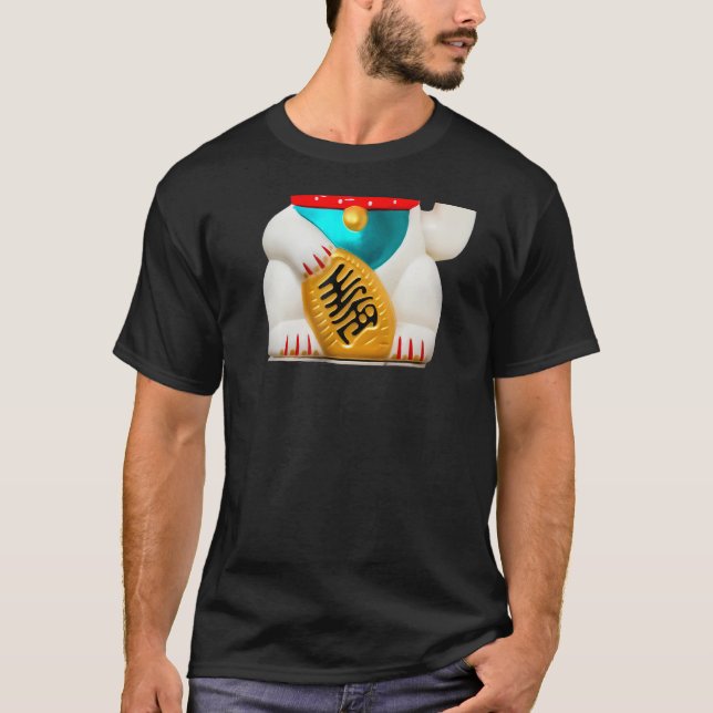 Camiseta Tengo Suerte De Gato Gato Maneki Neko (Anverso)