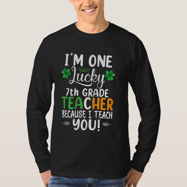Camiseta Tengo Suerte De Profesora De 7º Grado Porque Enseñ (Anverso)
