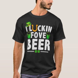 Camiseta Tengo suerte Fove Cerveza Divertido Día de San Pat