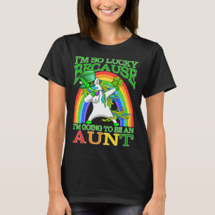 Camiseta Tengo tanta suerte de ser una tía el Día de San Pa