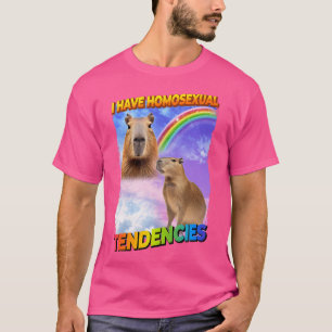 Camiseta Tengo Tendencias Homosexuales Capibara