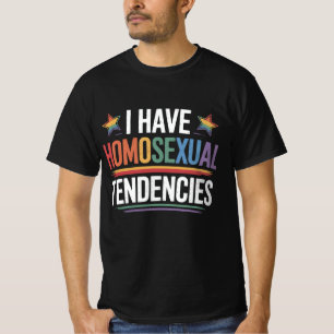 Camiseta Tengo Tendencias Homosexuales Orgullo LGBTQ Arcoír