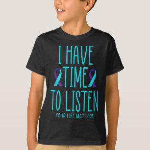 Camiseta Tengo Tiempo De Escuchar La Conciencia Sobre El Su