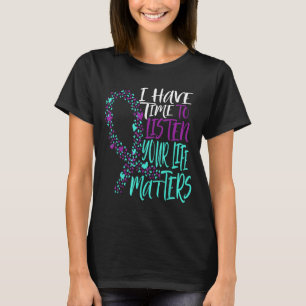 Camiseta Tengo Tiempo De Escuchar La Conciencia Sobre El Su