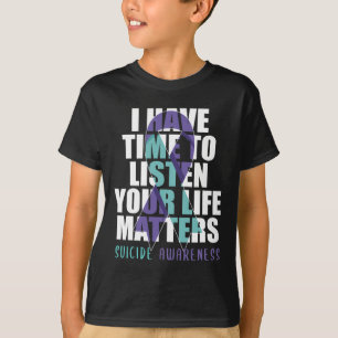 Camiseta Tengo Tiempo De Escuchar Problemas De Vida Awaren 