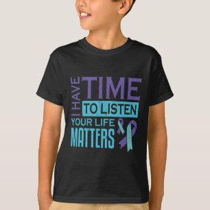 Camiseta Tengo Tiempo De Escuchar Problemas De Vida Awaren