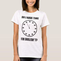 ¿Tengo Tiempo Para Bullshi*? Reloj de pared