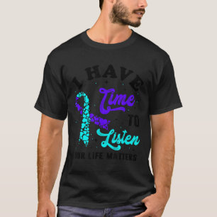 Camiseta Tengo Tiempo Para Escuchar Conciencia Sobre La Sal
