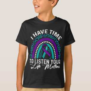 Camiseta Tengo Tiempo Para Escuchar Conciencia Suicida Salu
