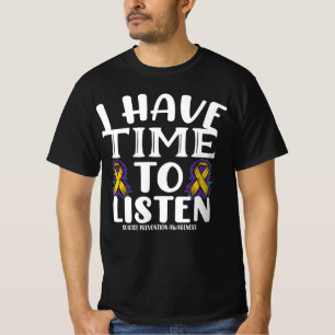 Camiseta Tengo tiempo para escuchar la prevención del suici