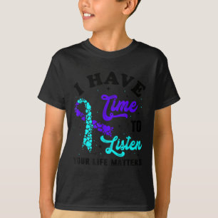 Camiseta Tengo Tiempo Para Escuchar Salud Mental Conciencia