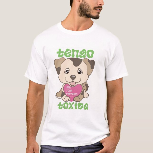Camiseta Tengo toxica verde de dingus (Anverso)